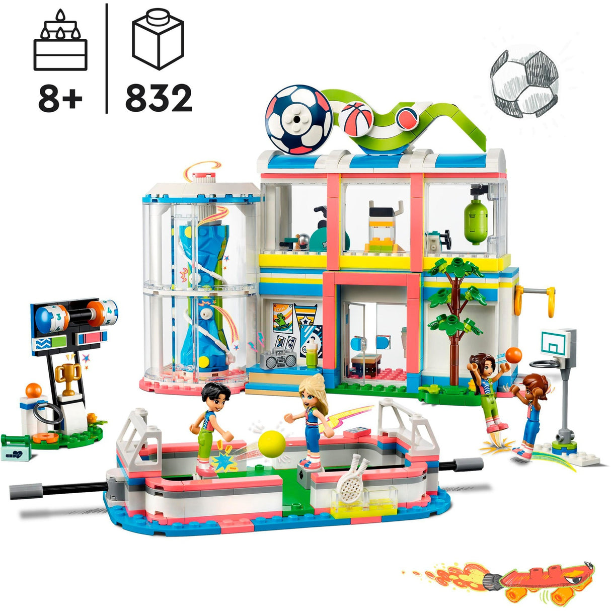 Lego Friends - jouet de construction de centre sportif (41744)
