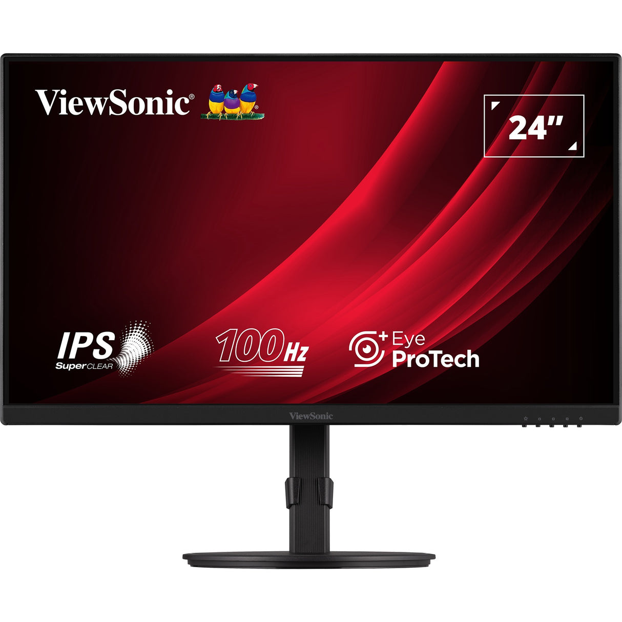 Moniteur Viewsonic vg2408a 24 (noir, 1x HDMI, 1x port d'affichage, USB-C, USB-A, son, 100 Hz)