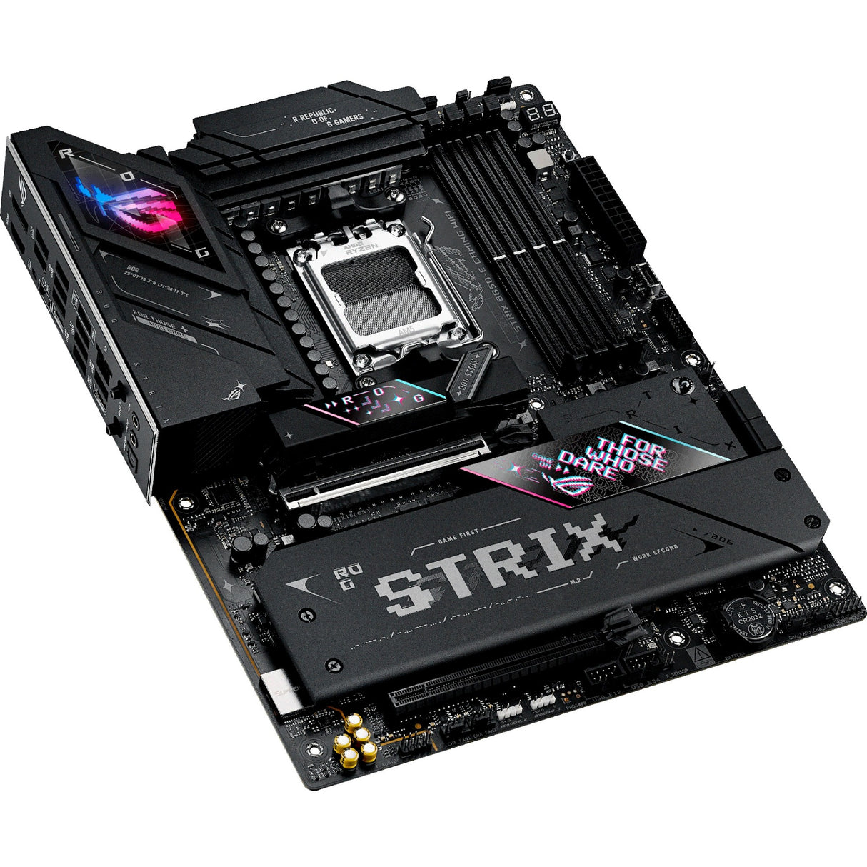 Carte mère Asus ROG Strix B850-E Gaming WiFi Socket AM5 (noir, RAID, 5 Go-LAN, Wi-Fi 7, BT, son, ATX)