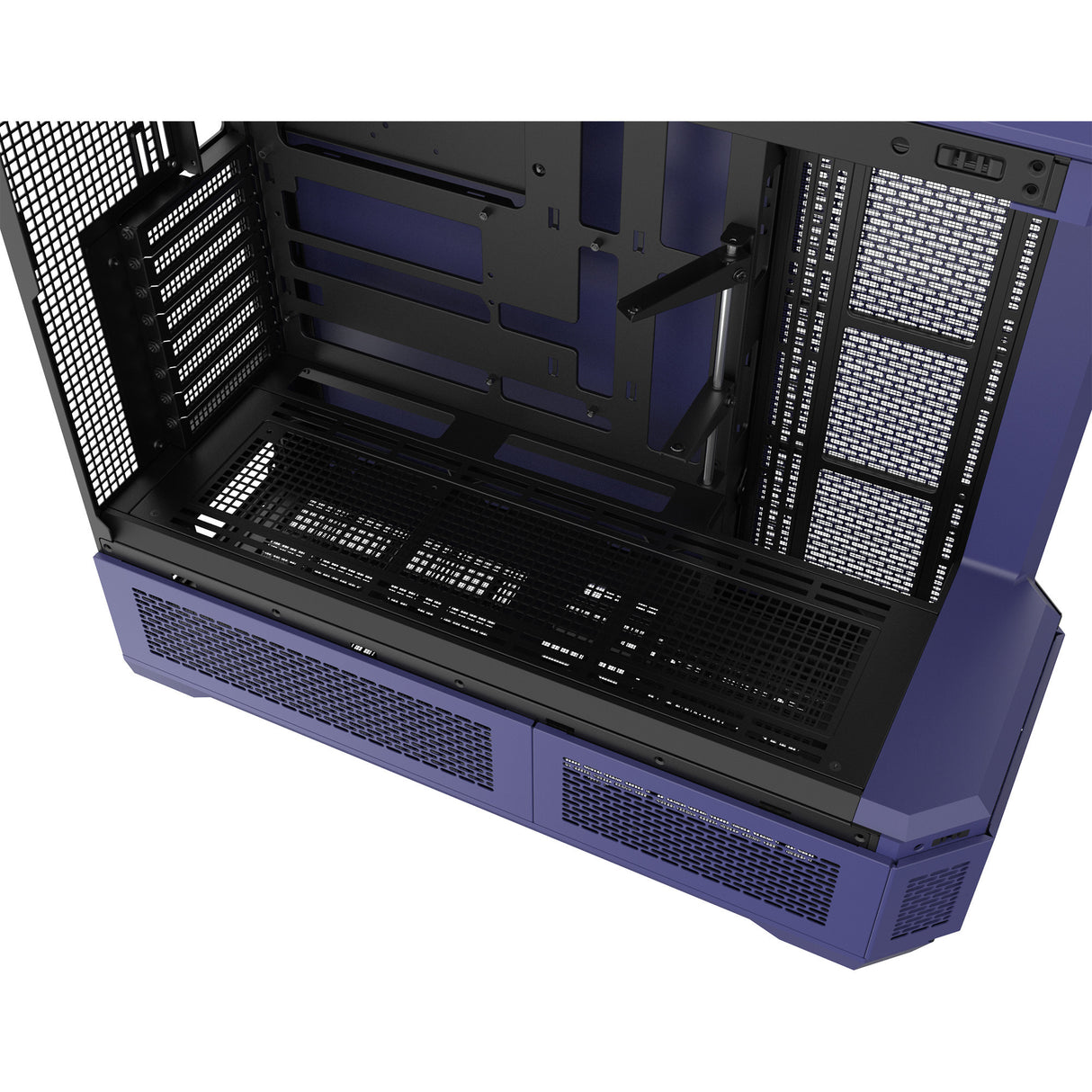 Thermaltake view 600 tg future dusk big tower behuizing (paars zwart | 2x usb-a | 1x usb-c | tempered glass)