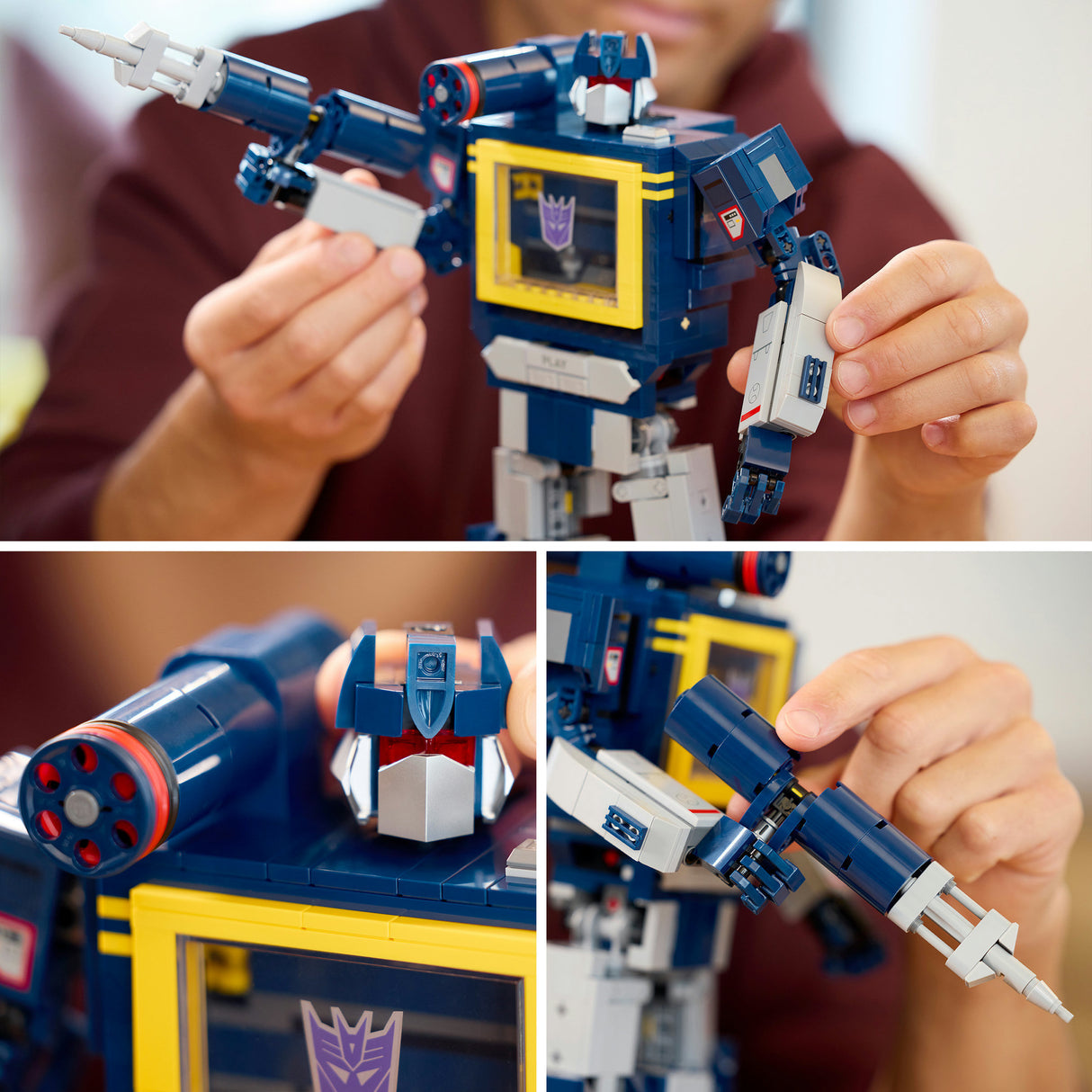 Lego ® icônes transformateurs : soundwave - collection transformateurs - 10358