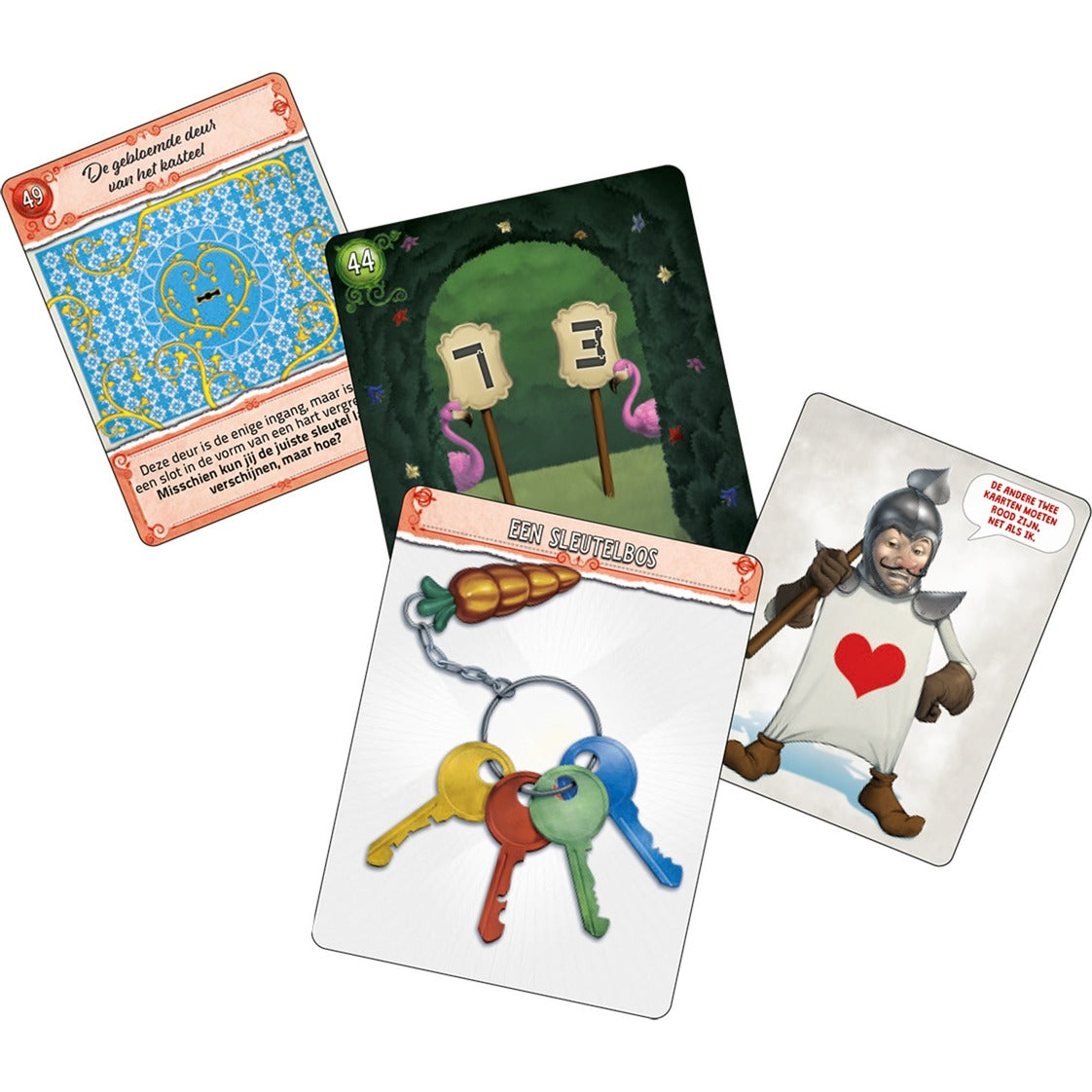 999games 999 games pocket escape room : jeu de cartes au pays des merveilles (néerlandais, 1 - 6 joueurs, 60 minutes, à partir de 12 ans)