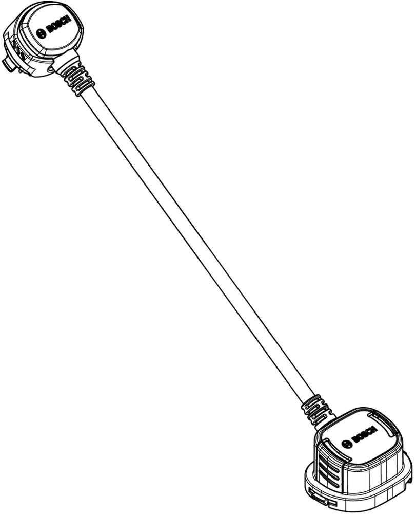 Câble powermore Bosch - acheminement du câble en direction du support de batterie (bch3923)