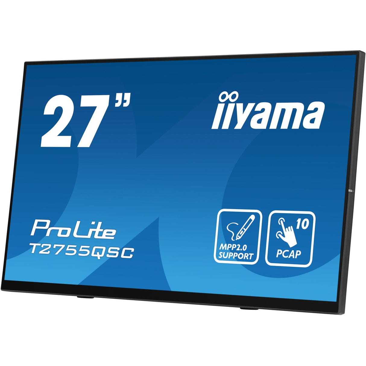 Moniteur à écran tactile Iiyama Prolite T2755QSC-B1 27 (noir, HDMI, port d'affichage, 2x USB-A, USB-B)
