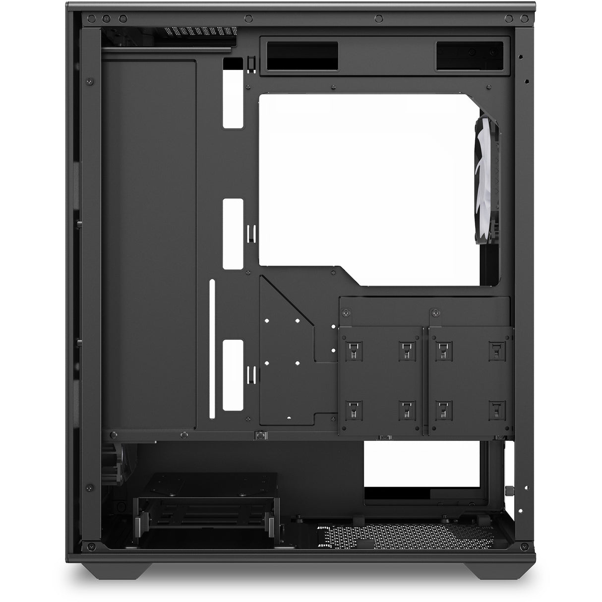 Boîtier tour midi Sharkoon vk4 arc-en-ciel (noir | 2x usb-a | rgb | verre trempé)
