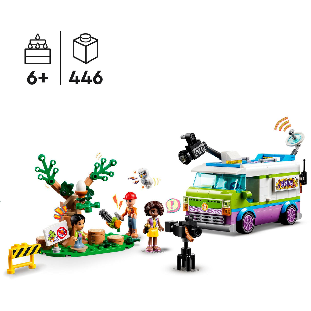 Lego Friends - Jouet de construction News Van (41749)