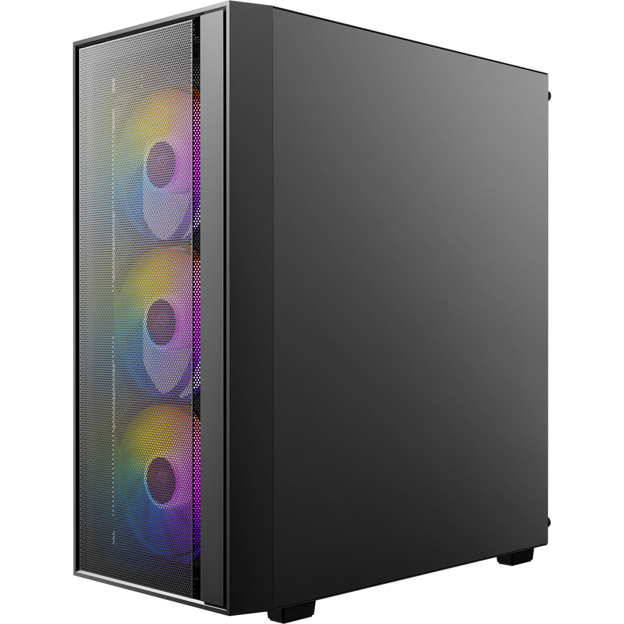 Boîtier tour midi Antec ax65 argb (noir | 3x usb-a | verre trempé)