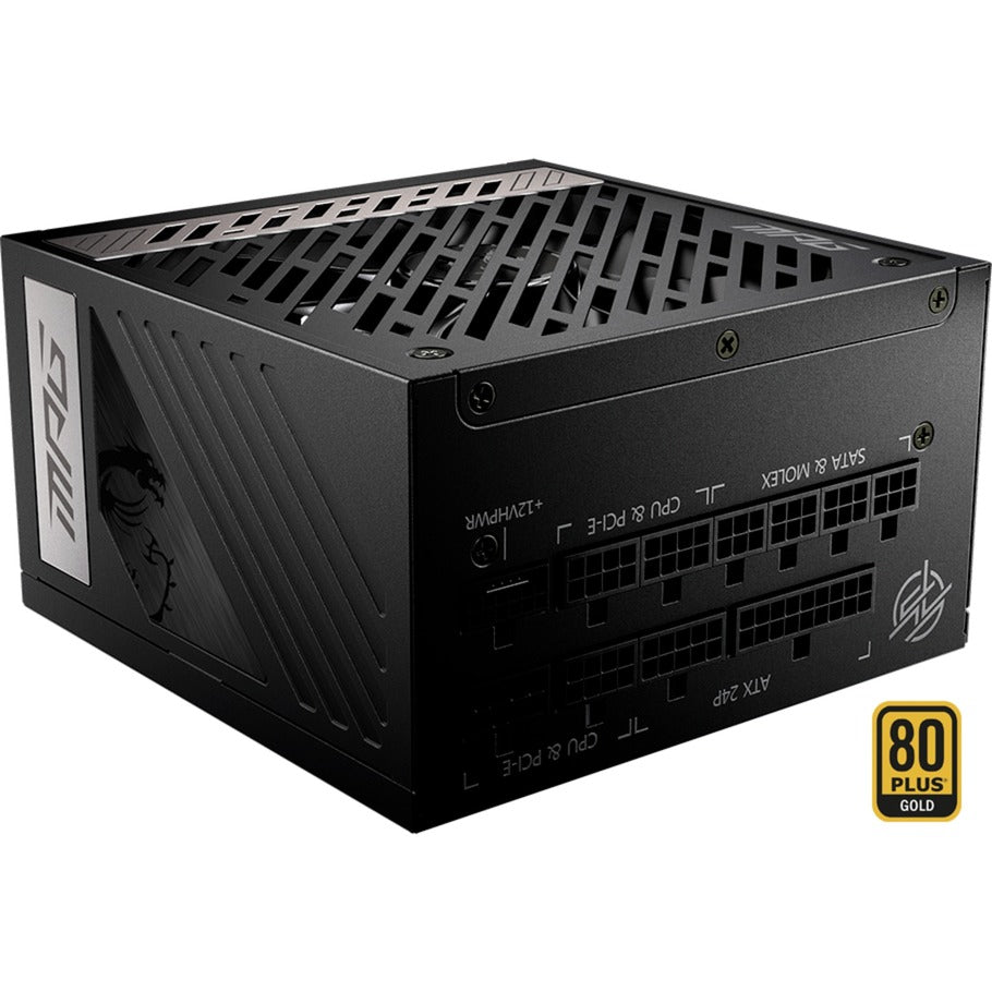 Alimentation modulaire Msi MPG A1000G PCIe5 1000 watts (noir, 1x 12V-2x6, 6x PCIe)