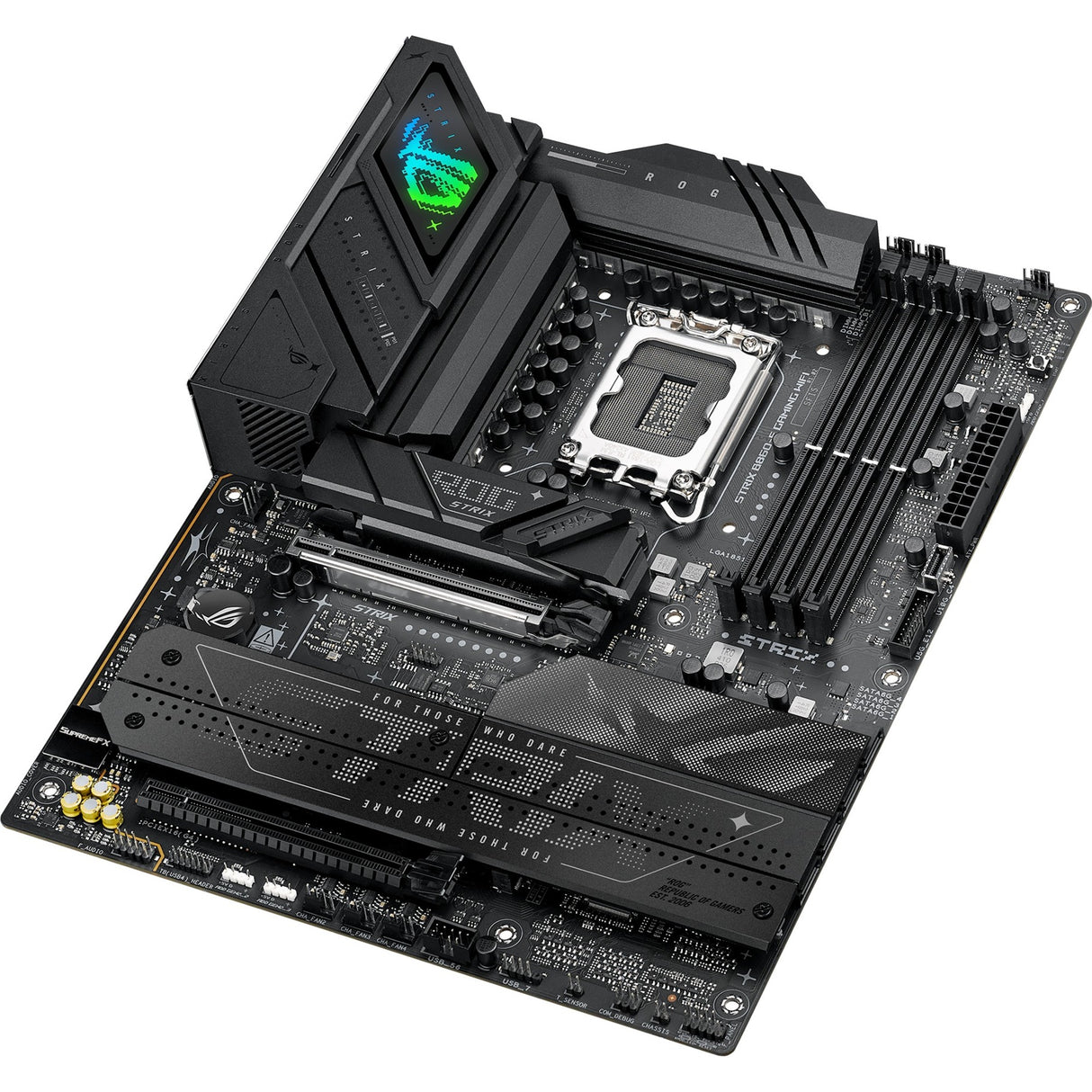 Carte mère Asus ROG Strix B860-F Gaming WiFi Socket 1851 (RAID, 2,5 Go-LAN, WiFi 7, BT, Son, ATX)
