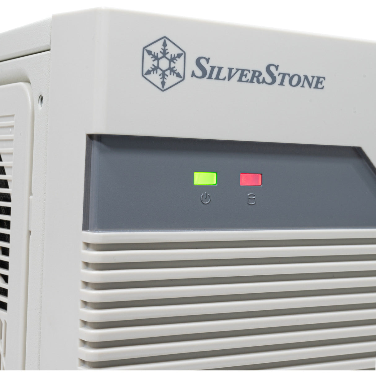 Boîtier HTPC Silverstone FLP01 (crème | 2x USB-A | 1x USB-C)