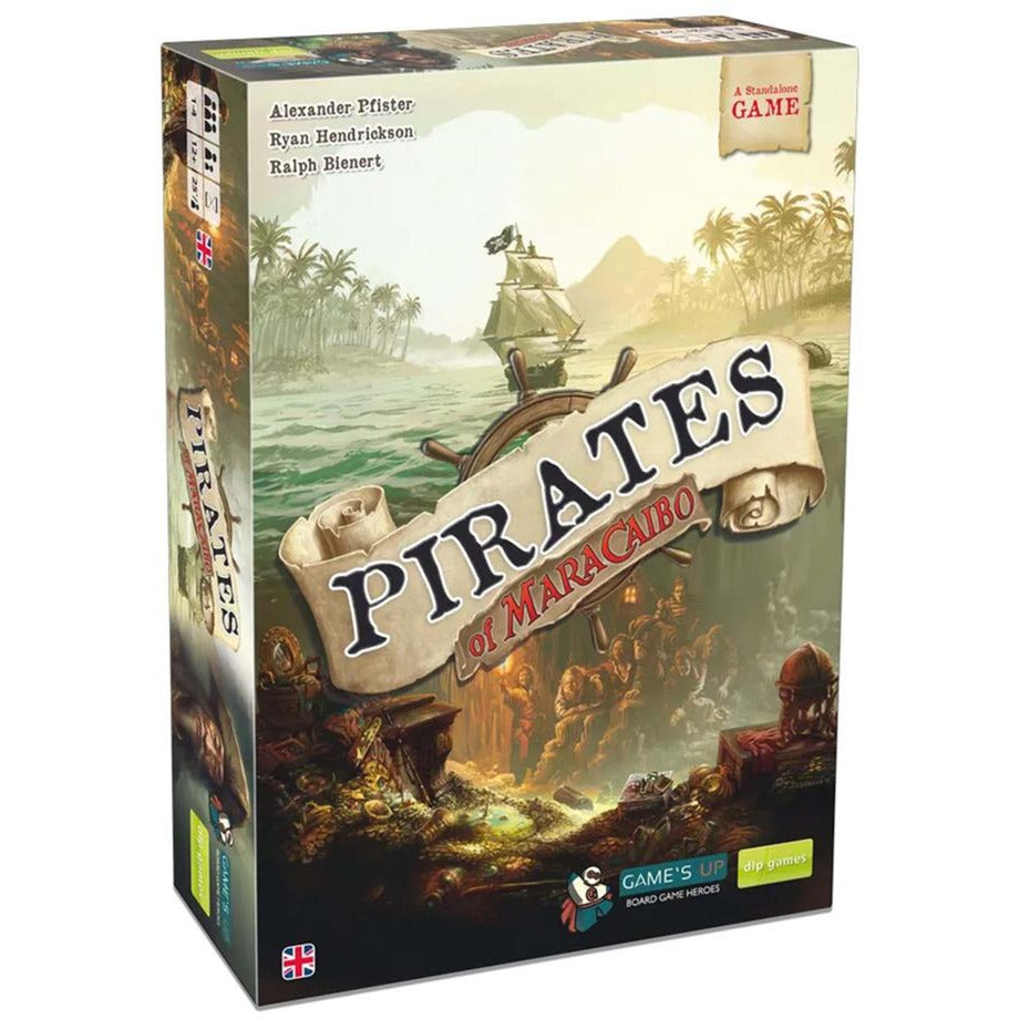 Réseau de joueurs européens jeu de société pirates de maracaibo (anglais, 1 à 4 joueurs, 90 minutes, à partir de 13 ans)