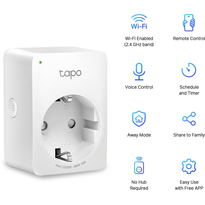TP-Link Tapo P100 Mini WiFi StopContact (4 pack)