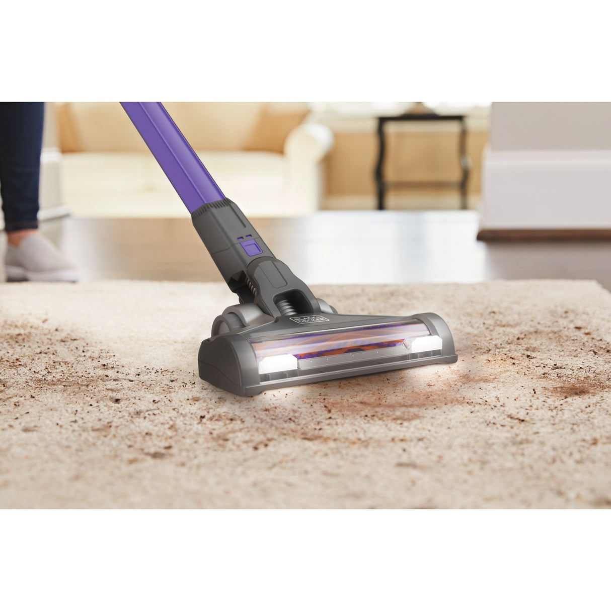 Aspirateur-balai pour animaux de compagnie extrême Black+decker 36 V 4 en 1 Power Series (violet)