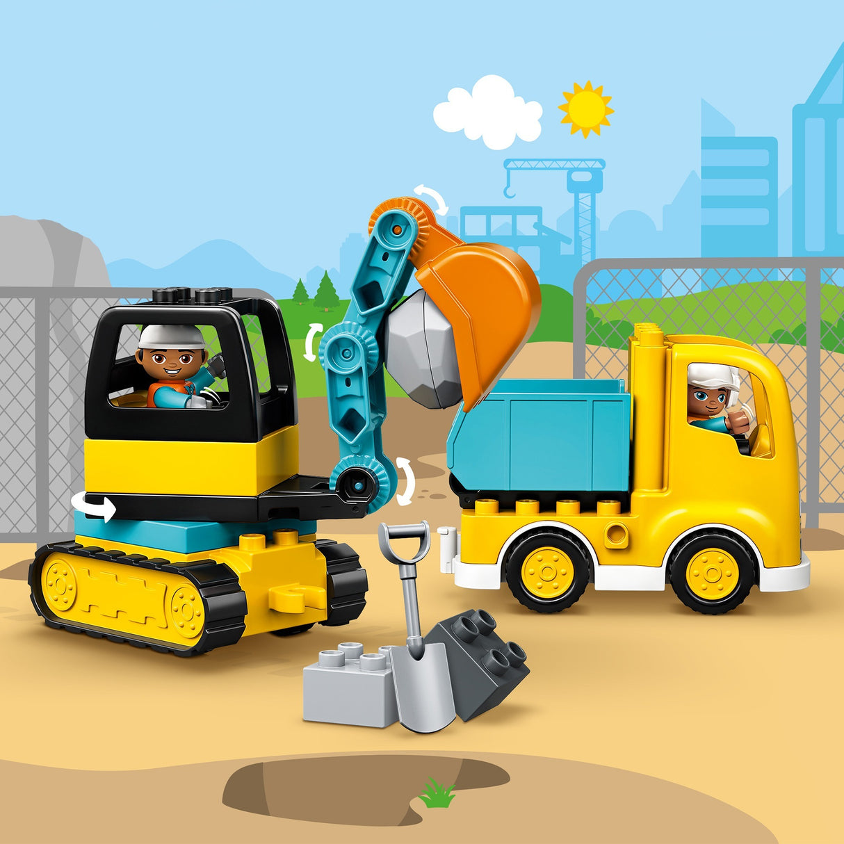 Excavatrice LEGO 10931 Duplo Truck avec des chenilles