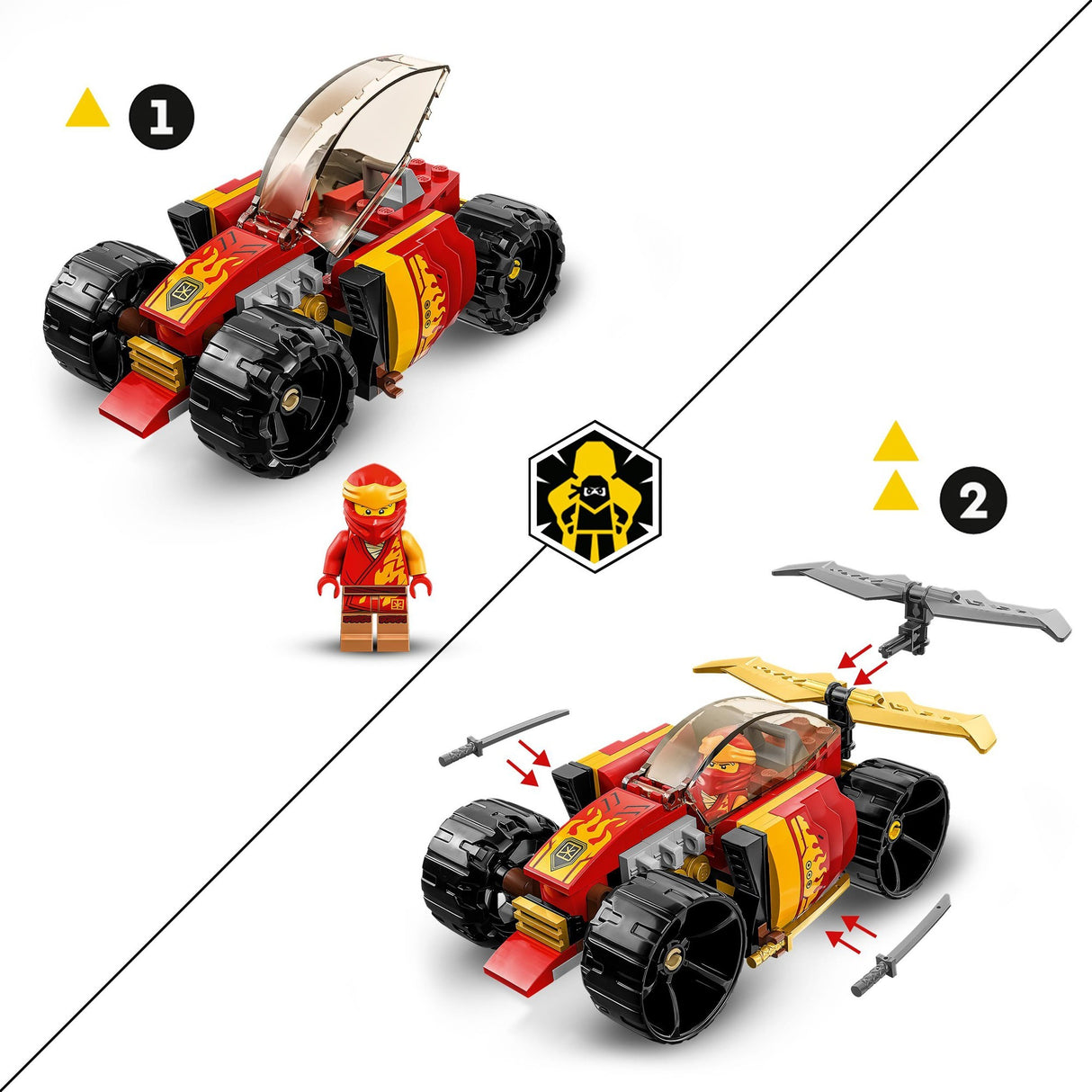 Lego Ninjago 71780 Ninja Racing Car Evo's Kai