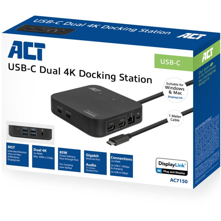 Act Connectivité USB-C Station d'accueil AC7150