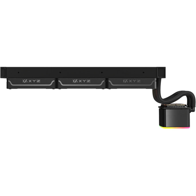 Xyz pc gear aquapulse aio 360 refroidissement par eau (noir, argb, pwm)