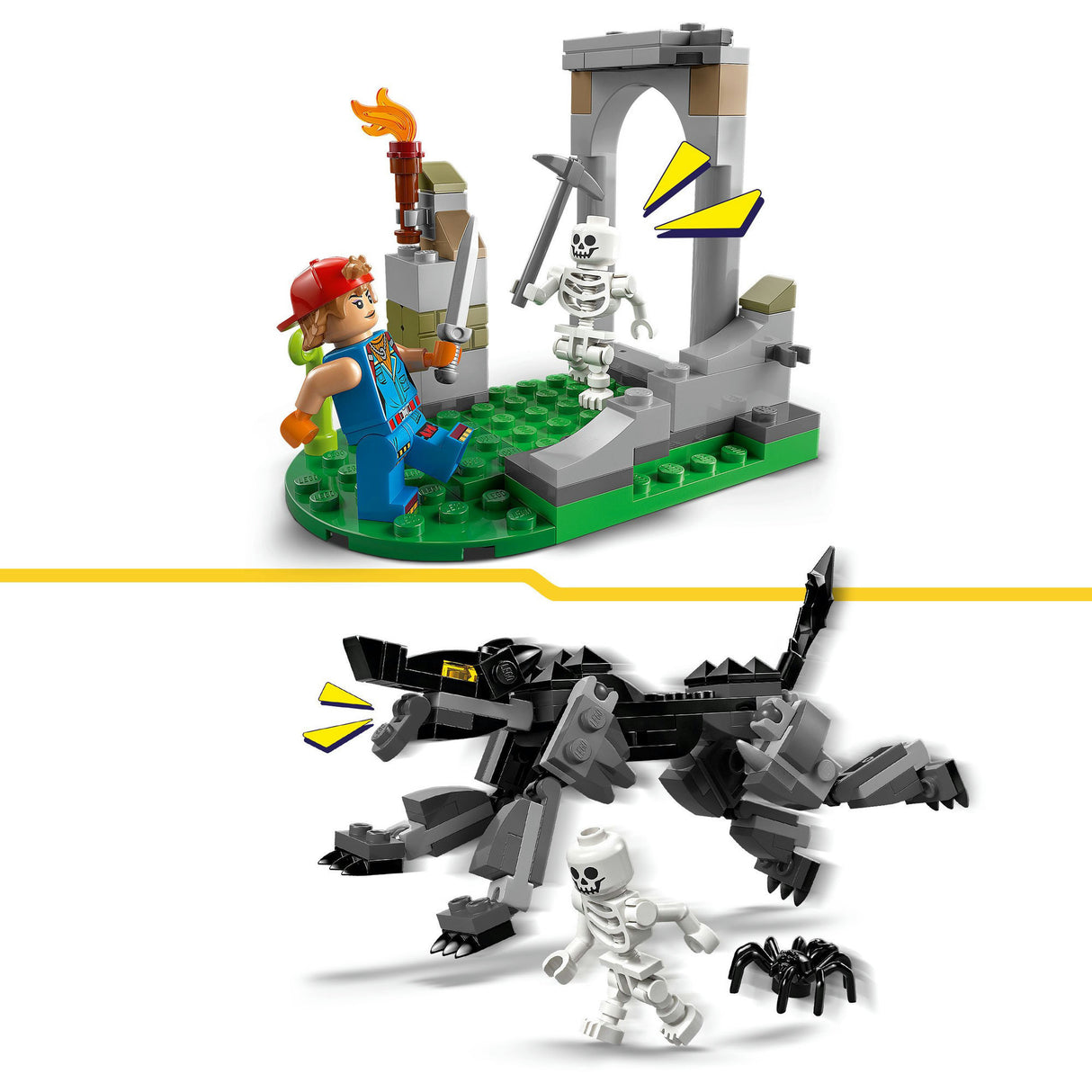 Lego Fortnite 77075 Camp Peely et bougies d'allumage