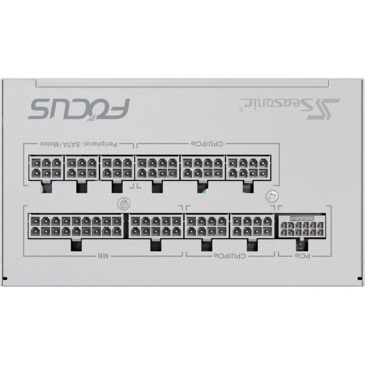 Alimentation modulaire Seasonic focus-gx-850-v4 atx3.0 de 850 watts (blanc, 1x 12vhpwr, 3x pcie)