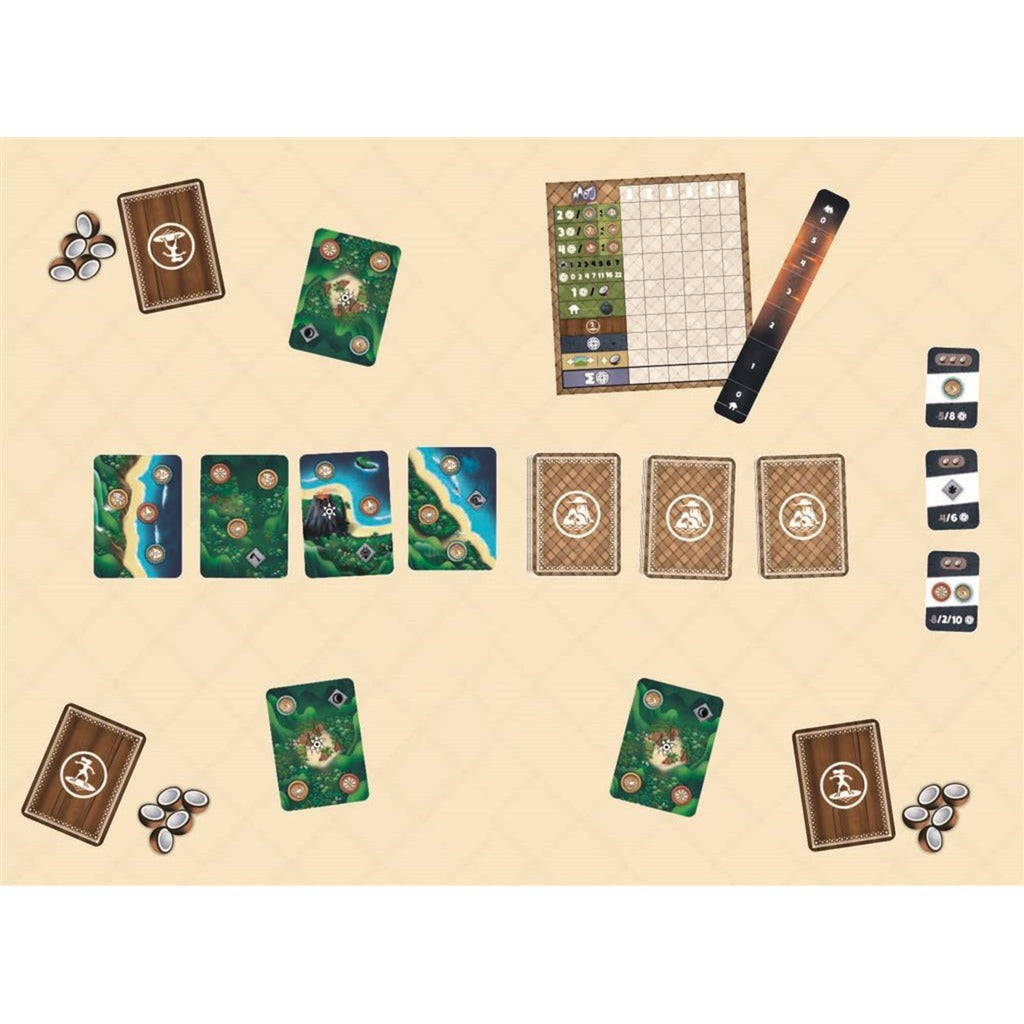 Jeu de société motu du réseau de joueurs européens (anglais français, 1 à 6 joueurs, 30 minutes, à partir de 9 ans)
