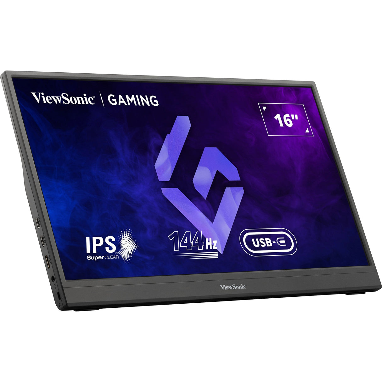 Viewsonic vx1654 moniteur de jeu portable 16 (noir, 1x micro HDMI, USB-C, son, 144 Hz)