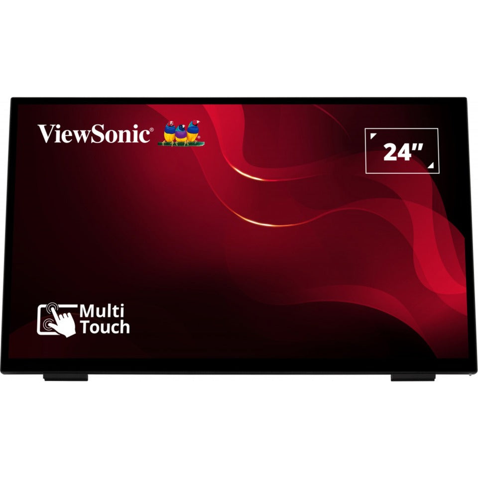 Moniteur tactile sans cadre Viewsonic avec PCAP 24 10 points (noir, HDMI, DisplayPort, VGA)