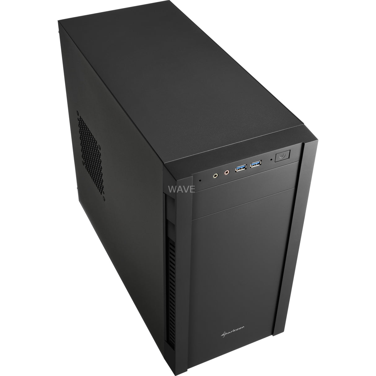 Boîtier tour midi Sharkoon s1000 (noir | 2x USB-A)