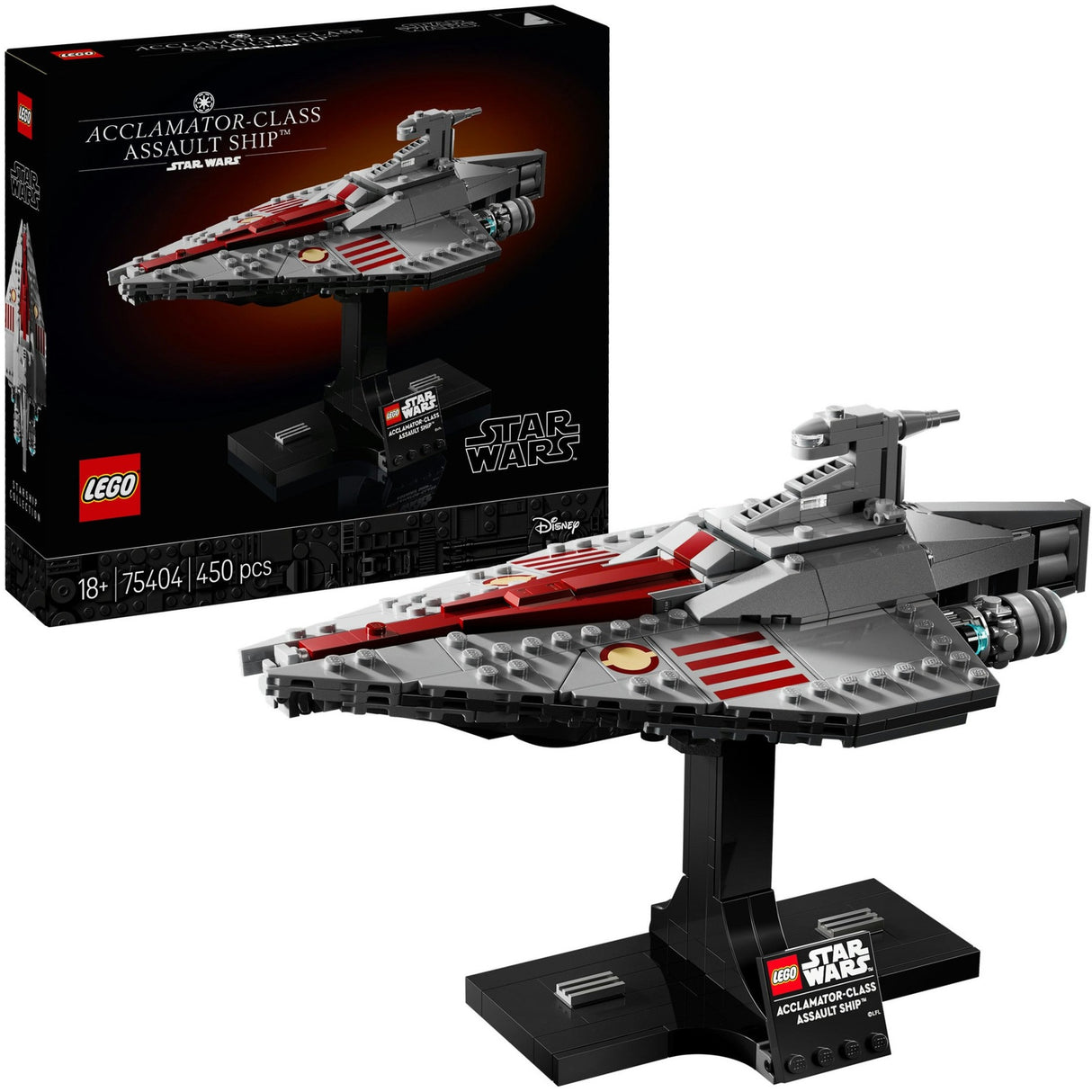 Lego Star Wars 75404 Navire d'assaut de classe Acclamator