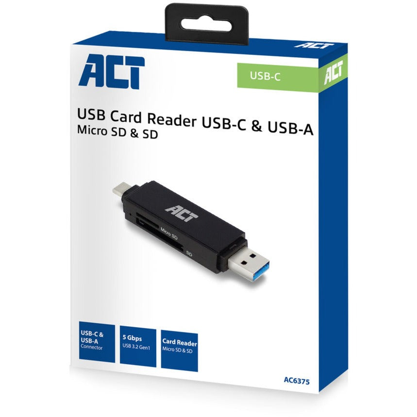 Lecteur de carte Act ac6375 noir