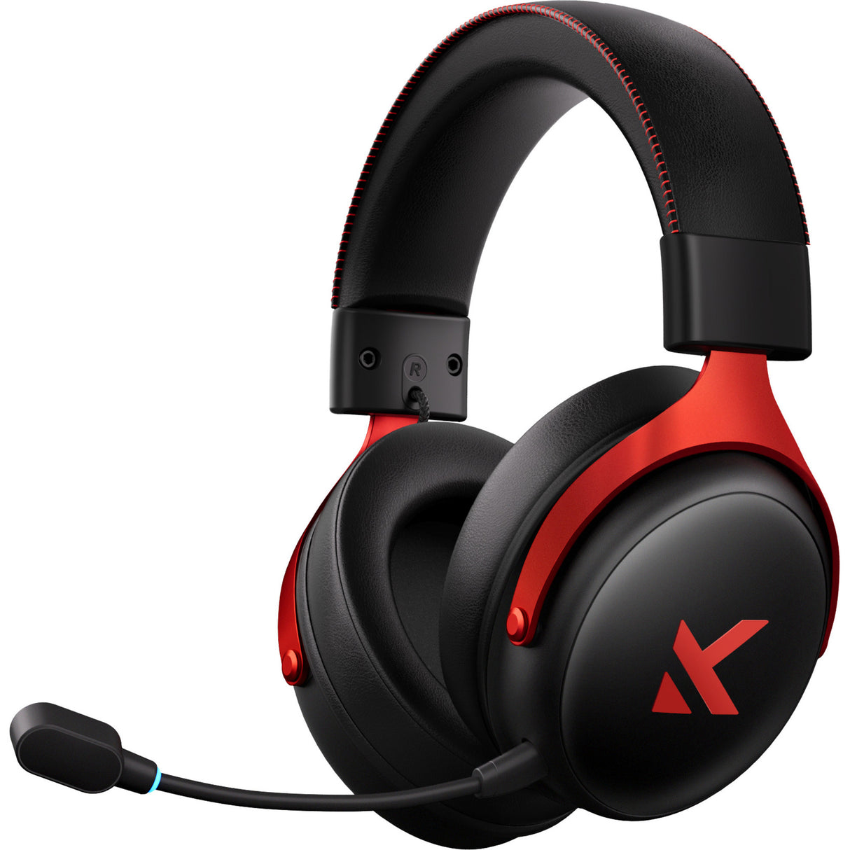 Casque de jeu supra-auriculaire sans fil Mchose v9 pro (noir rouge, ordinateur portable, smartphone, commutateur Playstation, Bluetooth filaire 2,4 g type-c)