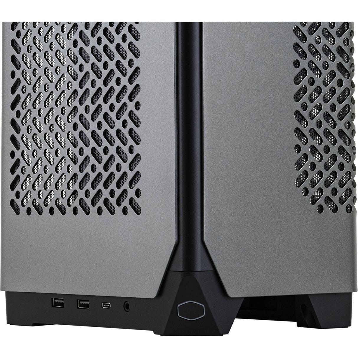 Boîtier mini tour Cooler master ncore 100 max (gris foncé | 2x USB-A | 1x USB-C)