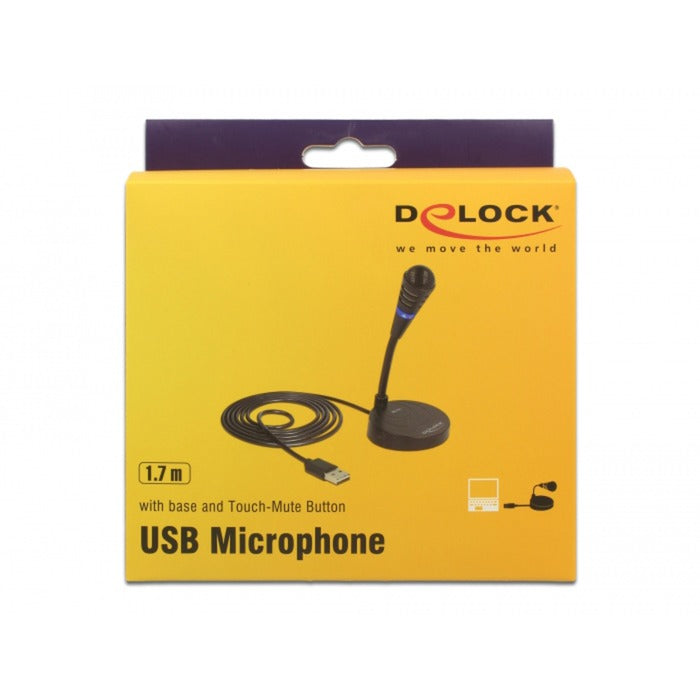 Delock Microphone USB (noir, plug play)