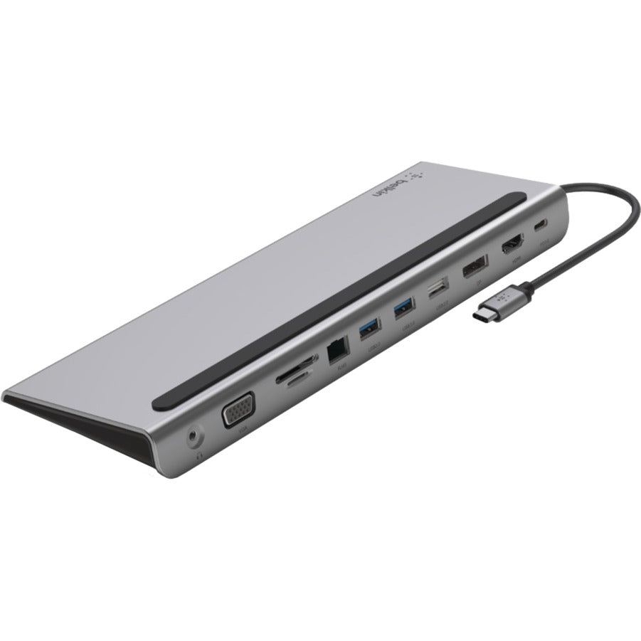 Station d'accueil pour hub USB-C Belkin Connect 11-en-1 (argent noir)
