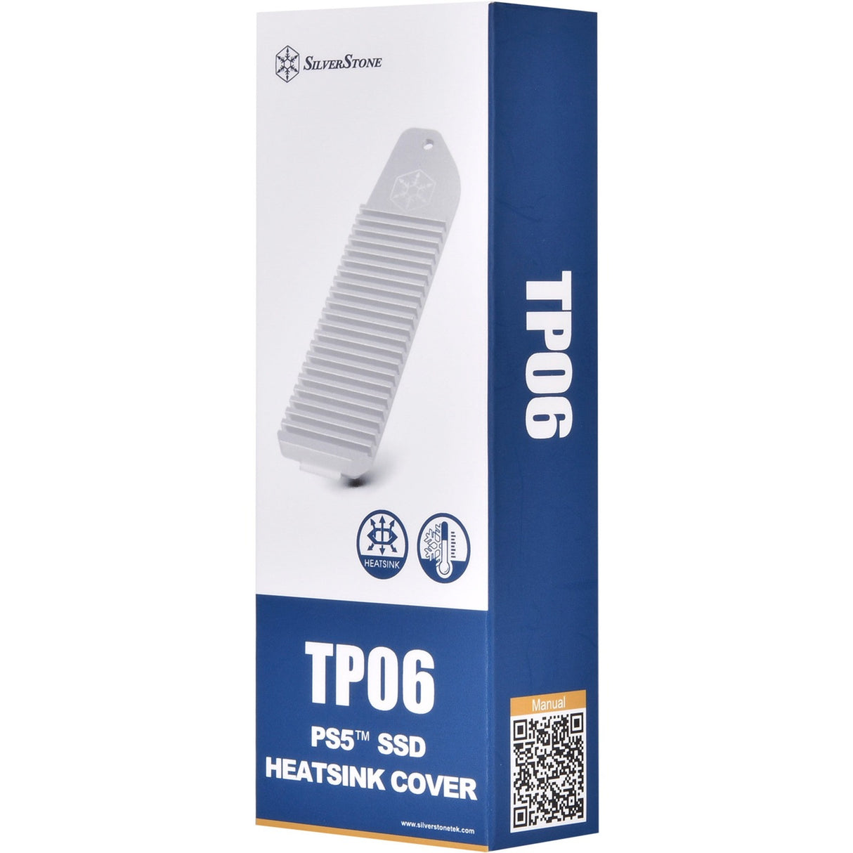 Dissipateur thermique Silverstone tp06 (argent, pour playstation 5)