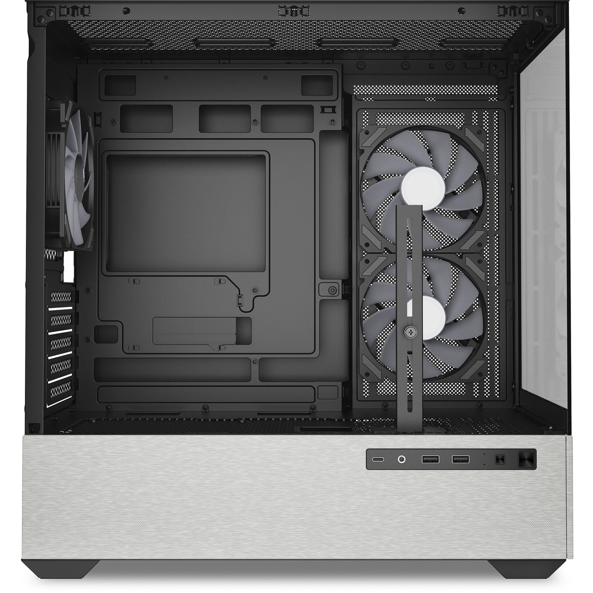 Boîtier mini tour Sharkoon mk7 argb (noir | 2x USB-A | 1x USB-C | RVB | verre trempé)
