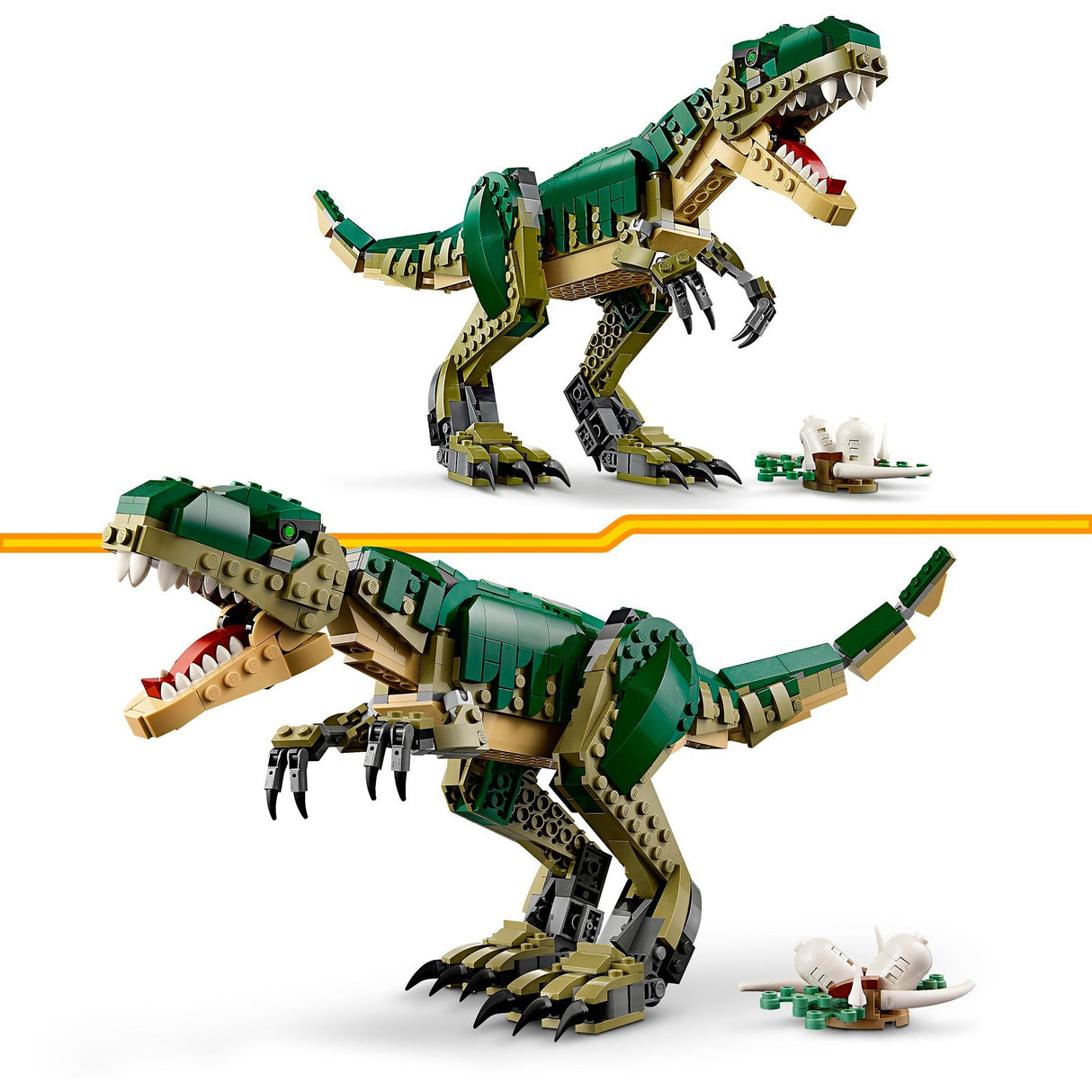 Créateur Lego 3en1 t. rex, dinosaure 31151