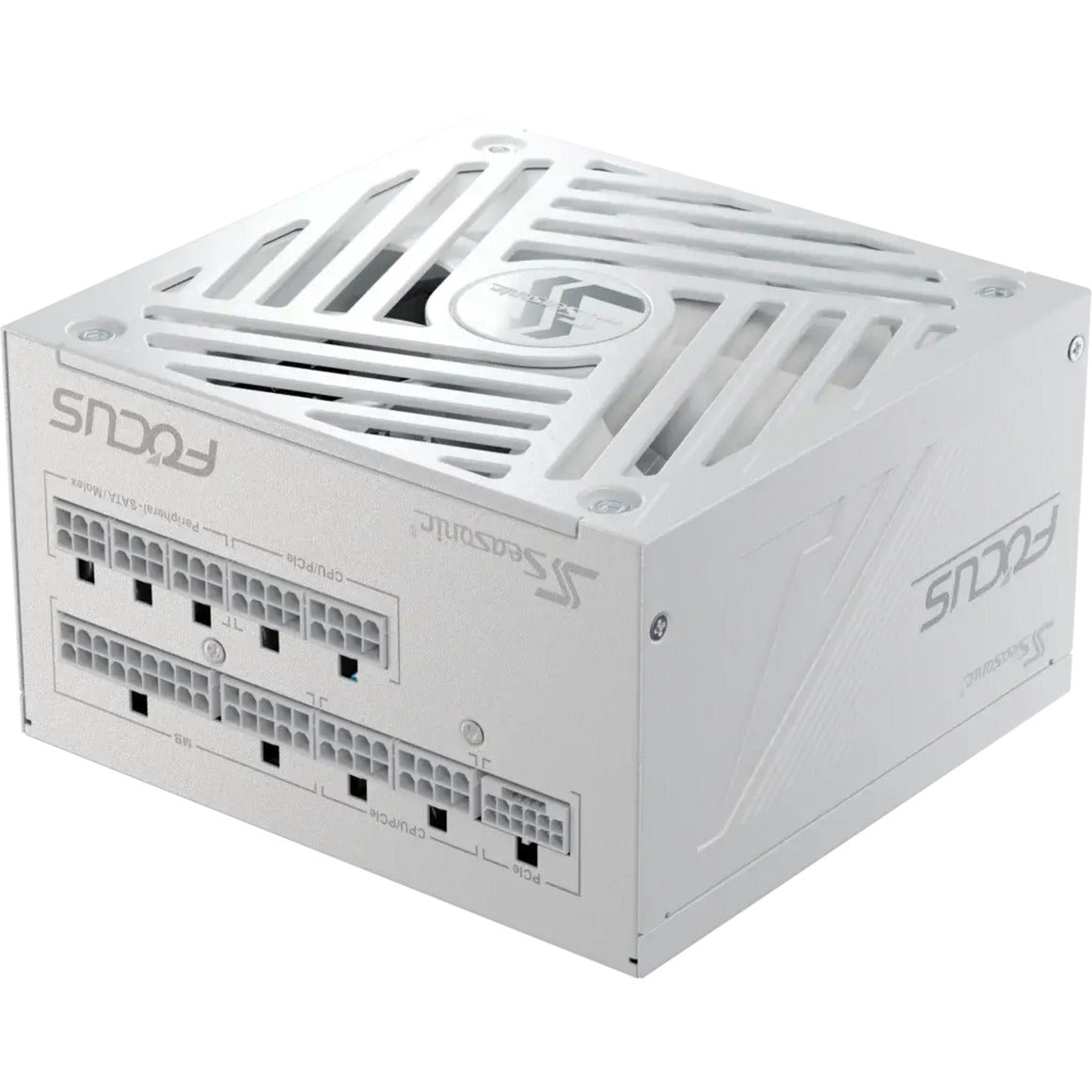 Alimentation modulaire Seasonic focus-gx-750-v4 atx3.0 de 750 watts (blanc, 1x 12vhpwr, 2x pcie)