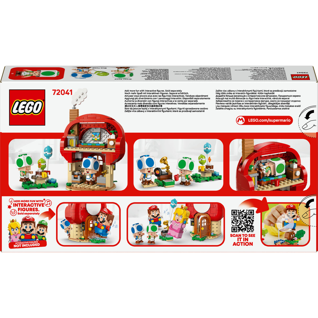 Lego Super Mario 72041 La fête à la maison des crapauds