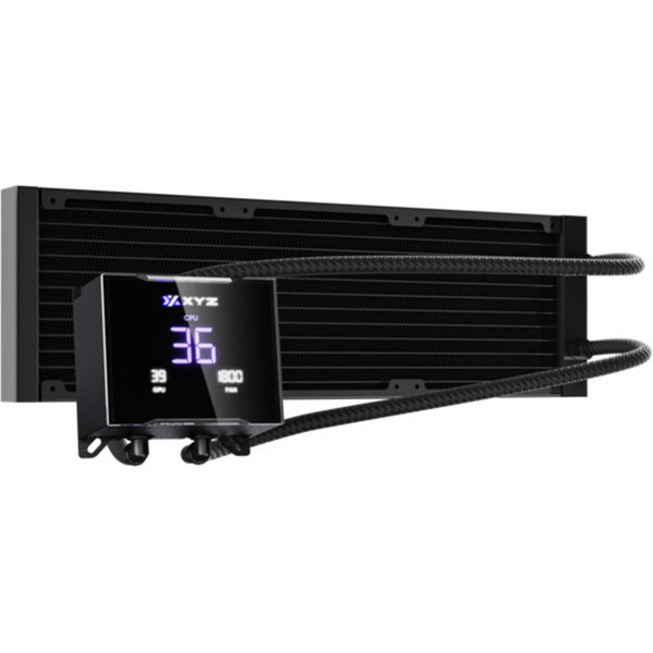 Xyz pc gear hydrotemp aio 360 refroidissement par eau (noir, argb, pwm)