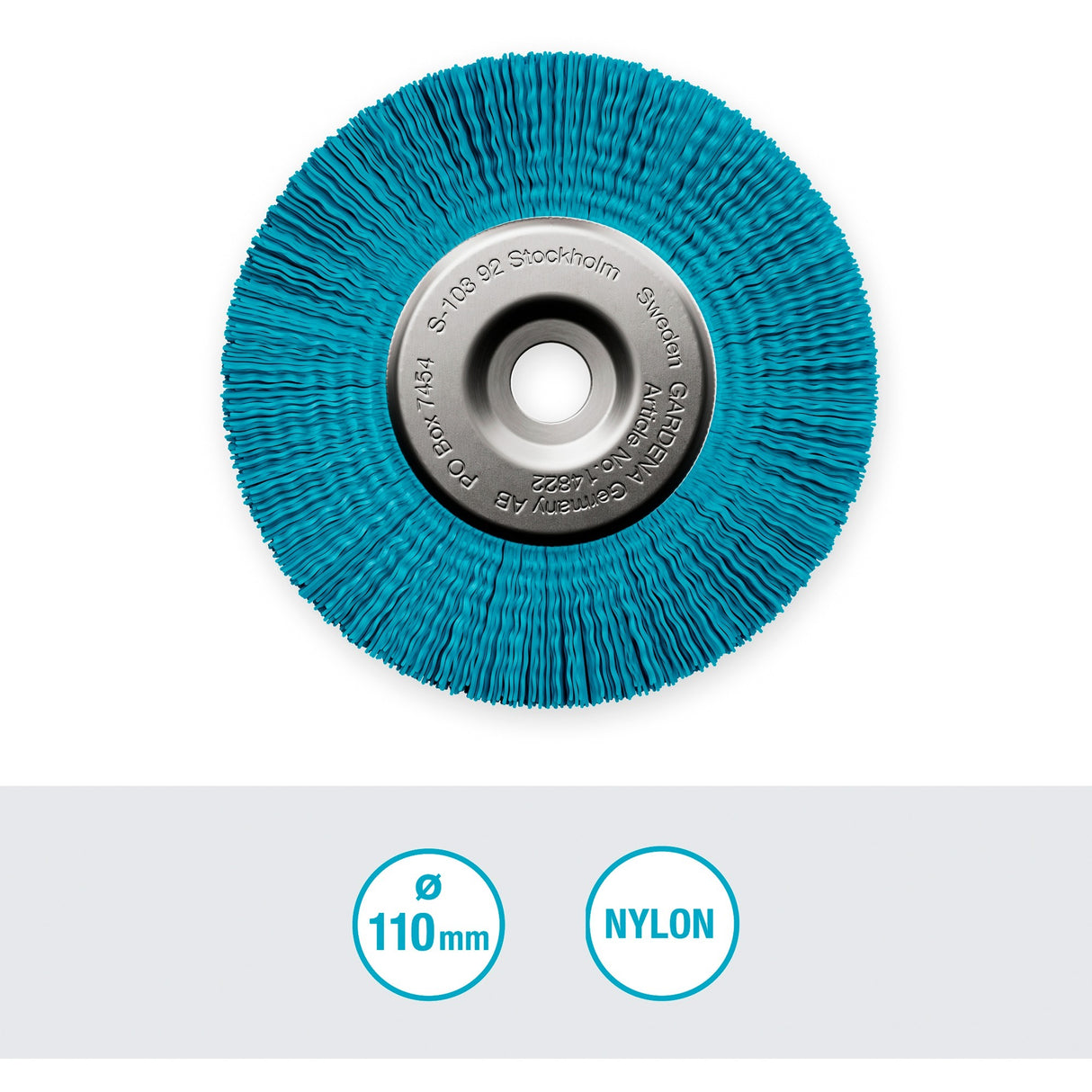 Brosse jointe de Gardena à partir du nylon