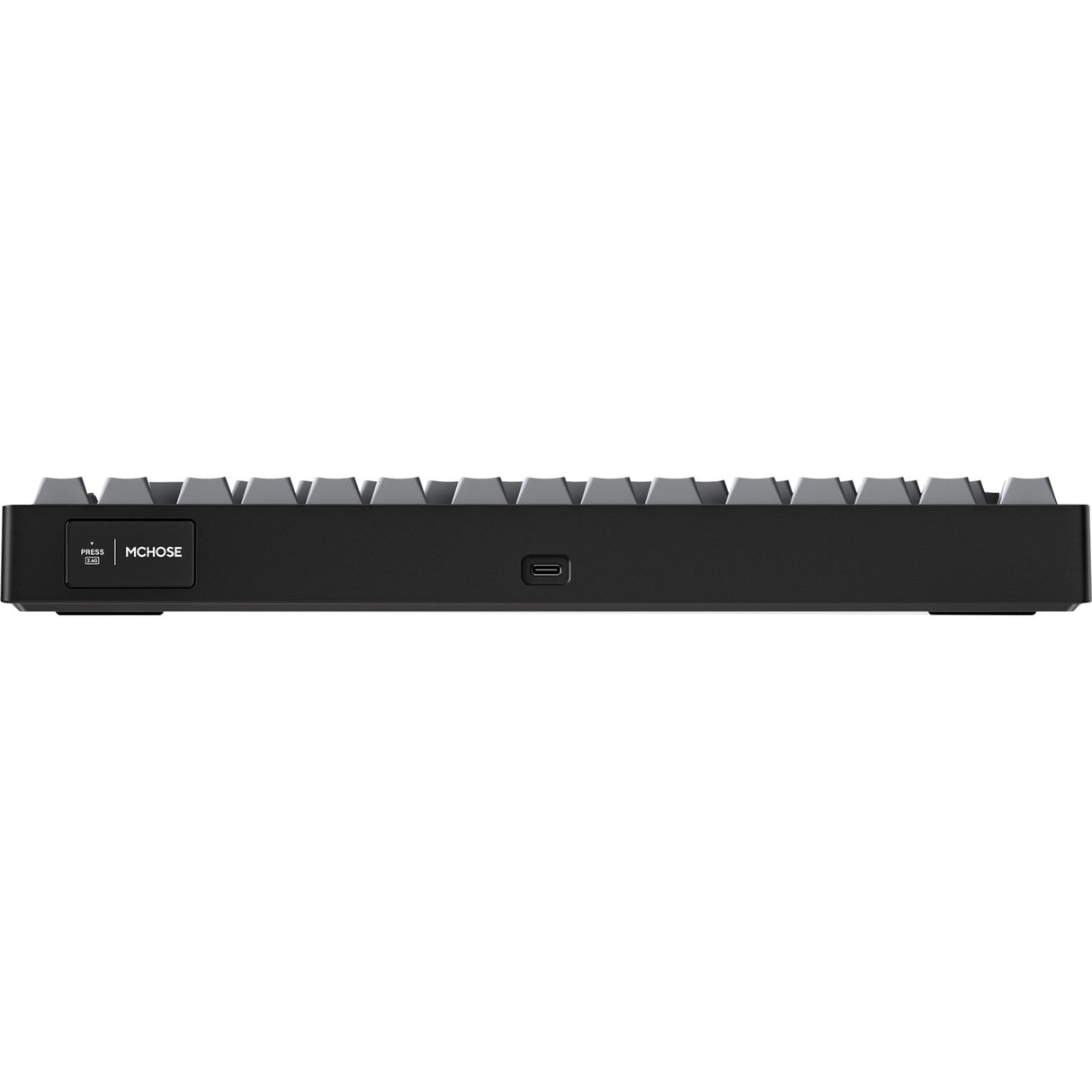 Clavier de jeu mécanique à structure de joint tri-mode Mchose G75 Pro (noir, disposition américaine (QWERTY), KTT Cabbage Tofu V2, 75 %, RVB, échange à chaud, PBT Double-Shot, 2,4 GHz | USB-C | Bluetooth)