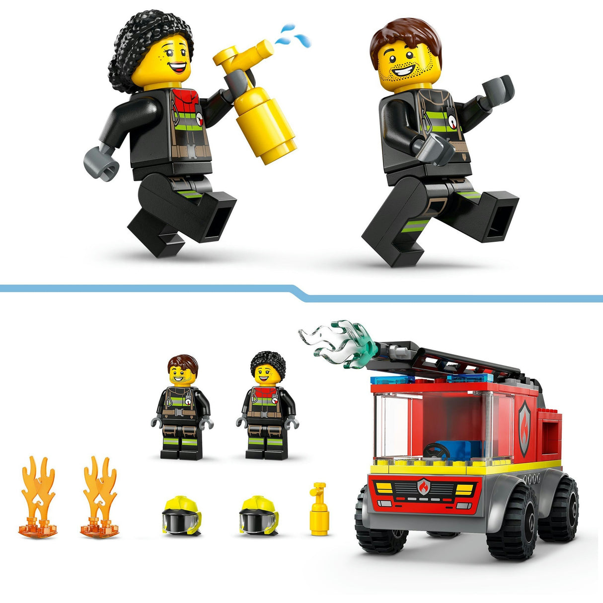 Cadeau camion de pompiers Lego City pour enfants - 60463