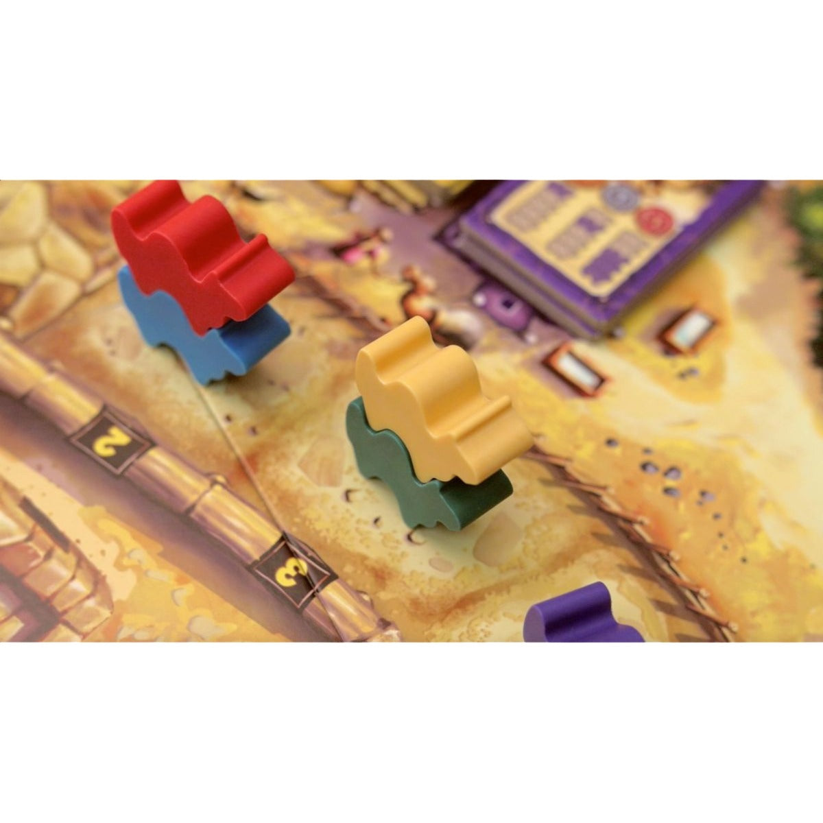 Asmodee eggertspiele camel up - jeu de société course de chameaux - nouvelle édition avec palmier 3D