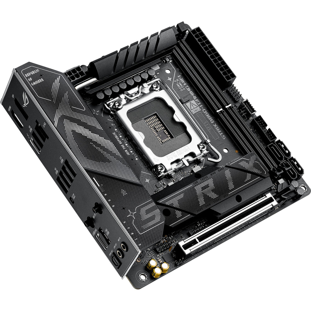 Carte mère Asus ROG Strix B860-I Gaming WiFi Socket 1851 (RAID, 2,5 Go-LAN, WiFi 7, BT, Son, Mini-ITX)