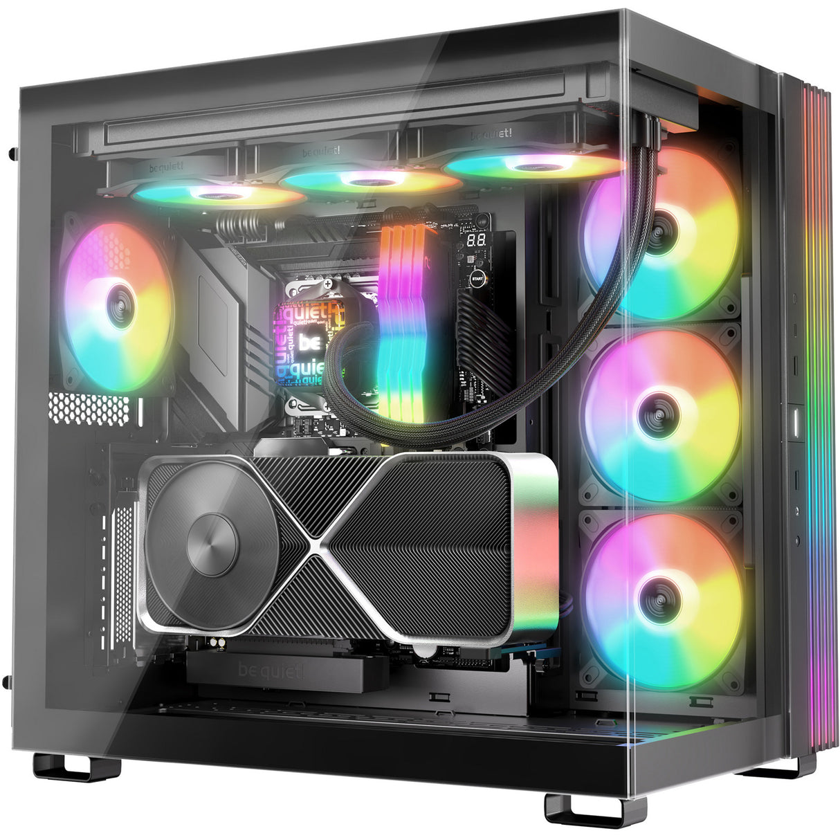 Soyez silencieux! refroidissement par eau pure loop 3 lx 360 (noir, pwm)