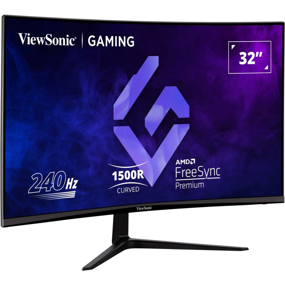 Moniteur de jeu incurvé Viewsonic vx3219-pc-mhd 32 (noir, 2x HDMI, 1x port d'affichage, 240 Hz)