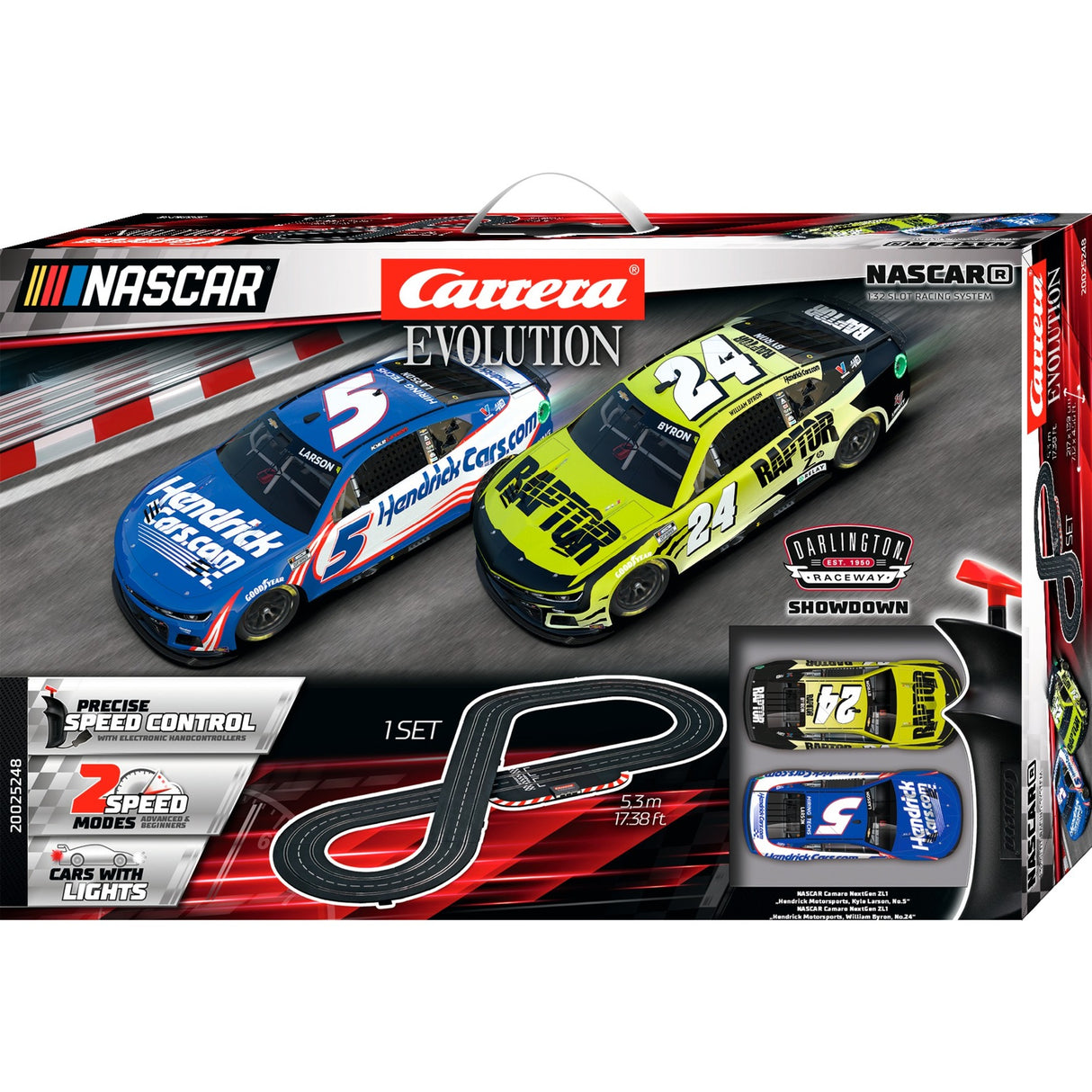 Carrera évolution confrontation à Darlington