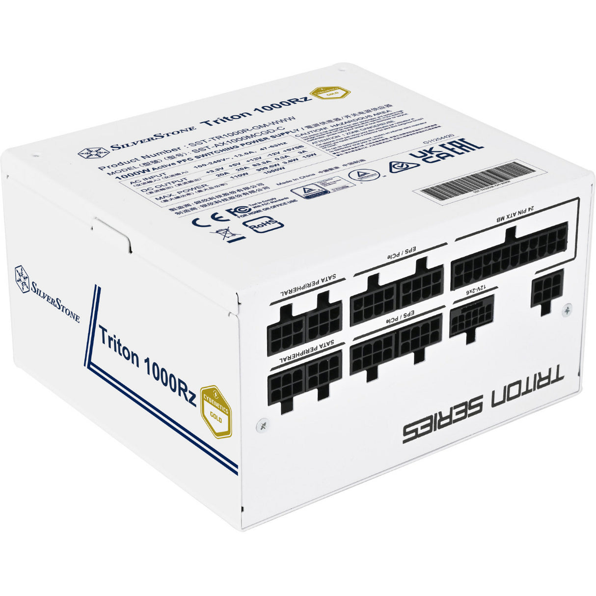 Alimentation modulaire Silverstone triton 1000rz 1000 watts (blanc, 1x 12v-2x6, 4x pcie)