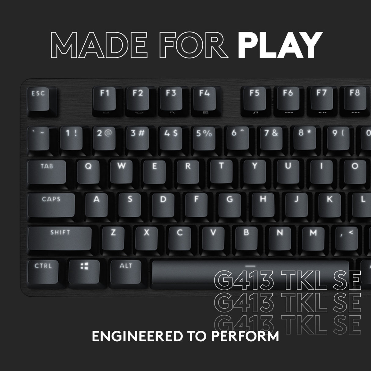Logitech G413 TKL SE Clavier de jeu mécanique