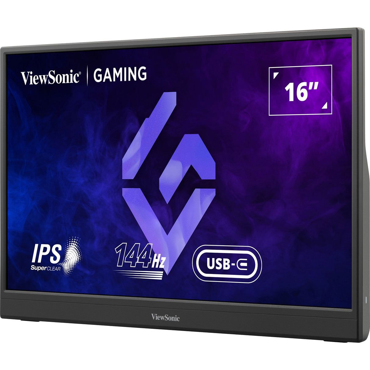 Viewsonic vx1654 moniteur de jeu portable 16 (noir, 1x micro HDMI, USB-C, son, 144 Hz)